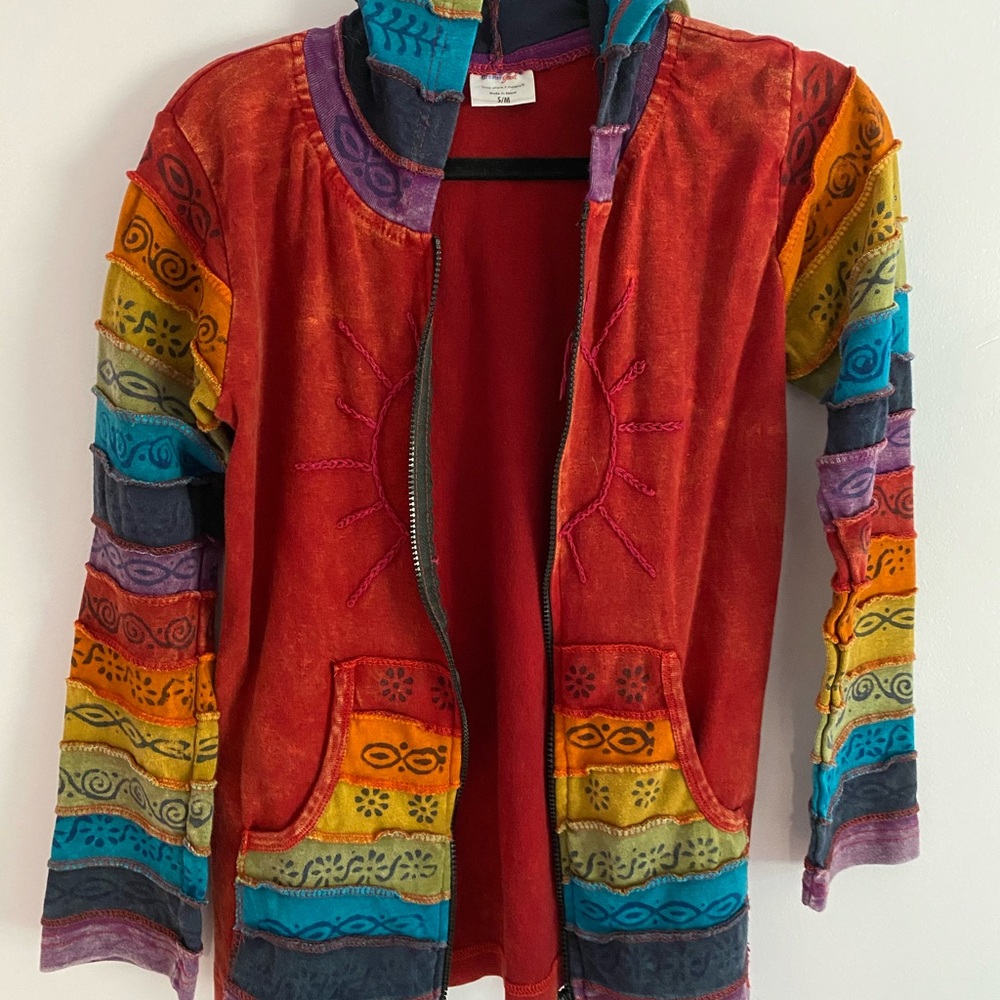 Rainbow-Colored Women’s Hoodie